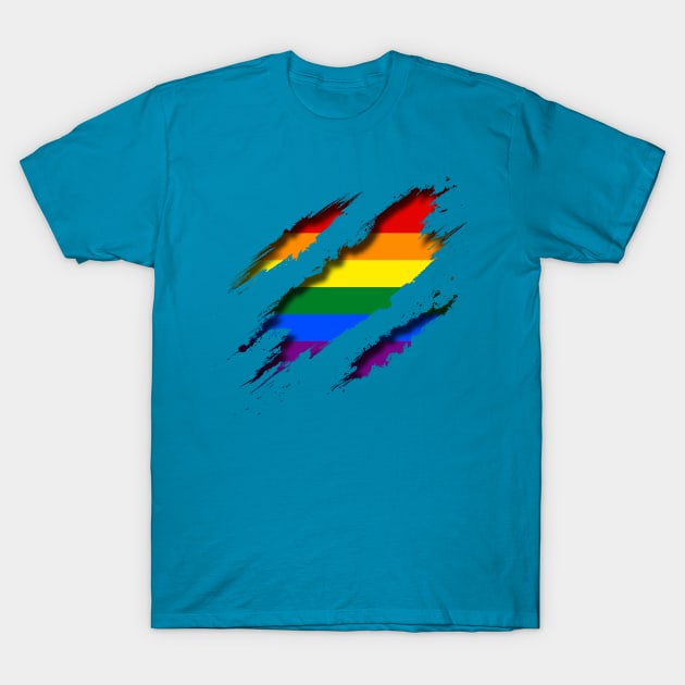 LGBT Shredding T-Shirt by blackcheetah